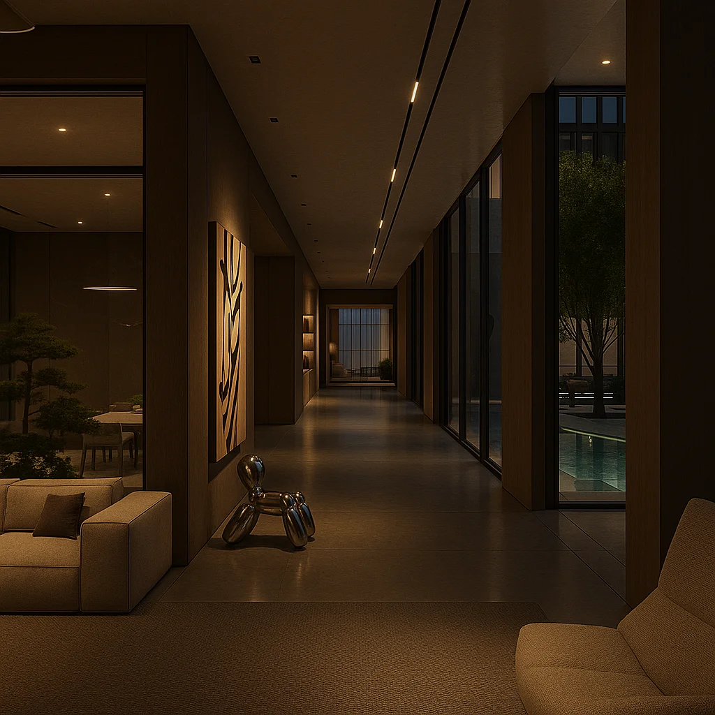 Modern İç Mekân Çizgileri
